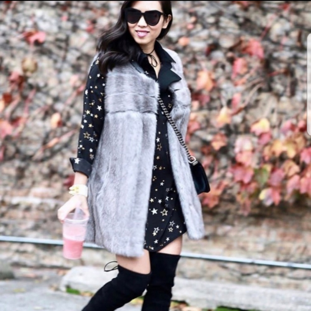 Black Star Shirt Dress - Picture 3 of 4